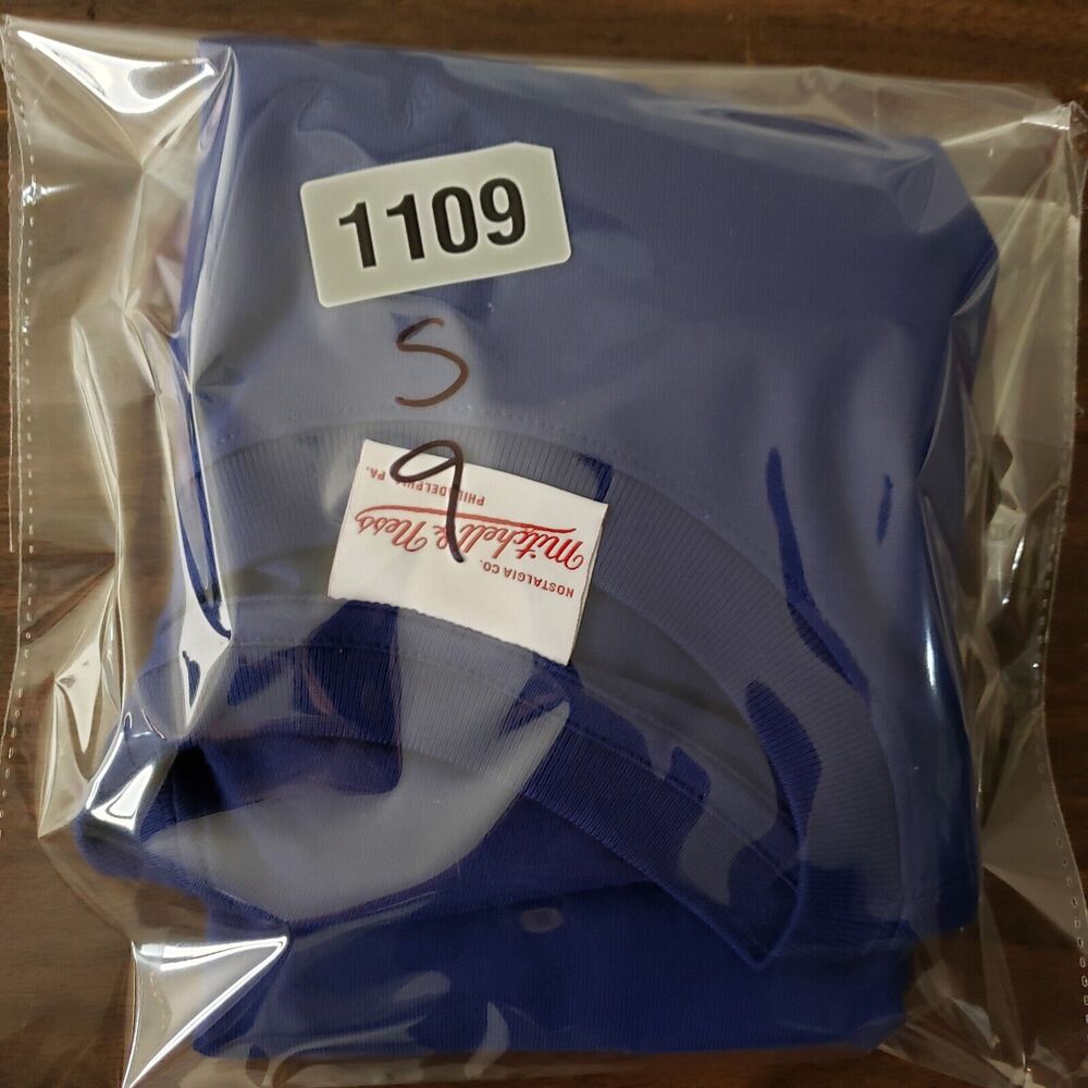 Mitchell Ness Chicago Cubs Wrigleyville Tee Mens S Blue MLB City Connect Y2K - Picture 12 of 12
